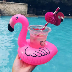 5pcs Mini Water Coasters Inflatable Drink Cup Holder