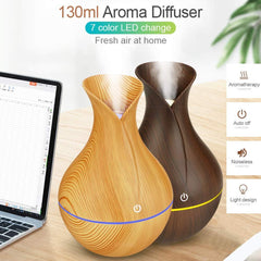 130ml Ultrasound Aromatherapy Essential Oil Diffuser Mist Humidifier