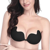 2 Pairs Push up Strapless Self Adhesive Invisible Plunge Bra
