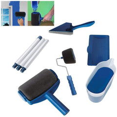 6 Pcs/Set Paint Roller Brush Kit DIY Wall Printing Brush Kit