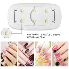 6W USB Powered LED UV Nail Lamp