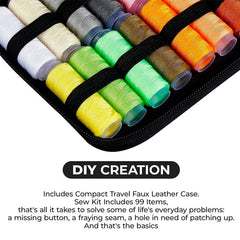 98-Piece DIY Multi-Function Sewing Box Set