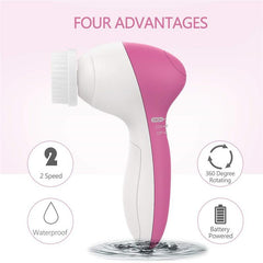 5 in 1 Portable Electric Massager Facial Cleansing Brush