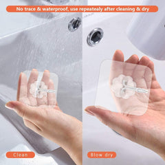 20pcs Heavy Duty Self Adhesive Hooks Kitchen Wall Hooks