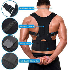 Adjustable Magnetic Therapy Posture Corrector Brace Shoulder Back Support Belt