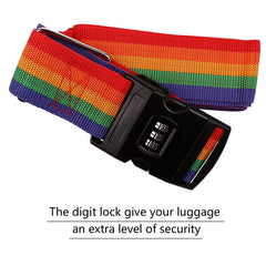 Adjustable Strong Extra Safety Travel Suitcase Luggage Baggage Straps Tie Belt