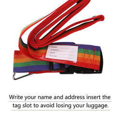 Adjustable Strong Extra Safety Travel Suitcase Luggage Baggage Straps Tie Belt