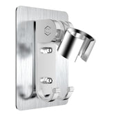 Adjustable Strong Adhesive Shower Head Holder with Hook