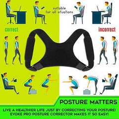 Adjustable Shoulder Back Brace Posture Corrector for Men Women