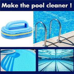 Bathroom Ceramic Tile Plastic Cleaning Brush Handheld Sponge Bathtub Cleaner