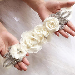 Bridal Belt Sash Crystal Wedding Dress Accessories