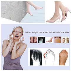 Bunion Splint Corrector Big Toe Straightener Brace Pad Blue & White