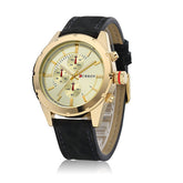 CURREN Leather Strap Sports Men Quartz Wrist Watches 8154