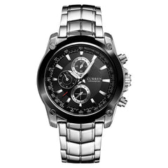 CURREN Stainless Steel Men Business Quartz Watches