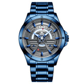 CURREN Luxury Stainless Steel Men Business Quartz Watches Date Week Clock