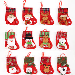 Christmas Sock Xmas Stocking Christmas Tree Pendant Gift Ornaments