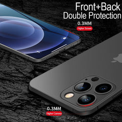 Clear Matte Back Plating Frame Soft Case For iPhone Series