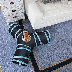 Collapsible Cat Pet Tunnel Tube Kitty Bored Peek Hole Toys