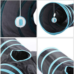 Collapsible Cat Pet Tunnel Tube Kitty Bored Peek Hole Toys