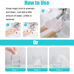 Compressed Toilet Paper Tablets Disposable Mini Towels