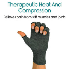 Compression Fingerless Gloves Provide Arthritic Hand Joint Pain Relief