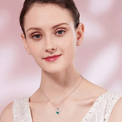 Crystal Hummingbird Necklaces Rhinestone Girls Clavicle Chain Choker