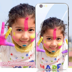 Customized Tempered Glass Phone Case Personalized Photo For iPhone