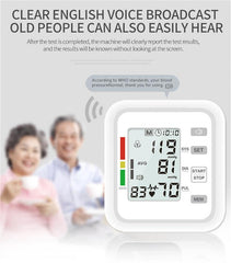 Digital Upper Arm Electronic Blood Pressure Monitor with Voice Function