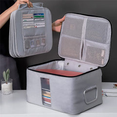 Multi-Layer Removable Waterproof File Document Storage Organizer Bag