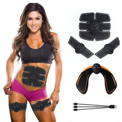 Electric Muscle EMS Stimulator Toner Trainer for ABS Abdomen Arms and Legs