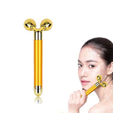 Electric 3D Roller Stick Massager 24K Golden Face Slimming Tools