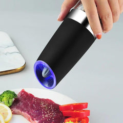 Electric Automatic Mill Pepper Salt Grinder LED Light