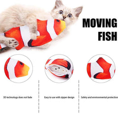 Electric Movable Dancing Fish Cat Fun Toy