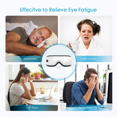 Electric Eye Massager with Heat, Air Pressure, Vibration, Bluetooth Music