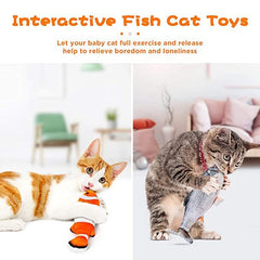 Electric Movable Dancing Fish Cat Fun Toy