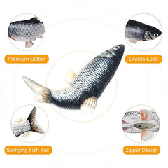 Electric Movable Dancing Fish Cat Fun Toy