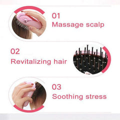 Electric Ionic Vibration Hair Brush