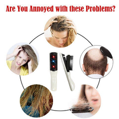 Electric Scalp Massager Comb Infrared Hair Brush