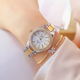 Bee Sister Elegant Crystal Rhinestone Style Women Quartz Wristwatch Butterfly Bracelet
