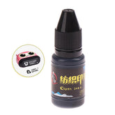 Pre-inked Stamp Refill Ink for Texile Name Stamp Rubber Pad 10ml
