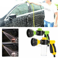 Car Wash Water Spray Gun with Soap Dispenser Garden Watering Jet Sprayer