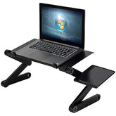 Folding Laptop Desk Stand Table Adjuable Angle and Height