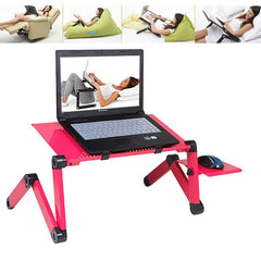 Folding Laptop Desk Stand Table Adjuable Angle and Height