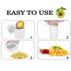 Perfect French Fries, Fruit, and Vegetable Cutter Slicer Chopper