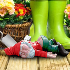 Funny Drunk Dwarf Garden Gnome Statues Decoration