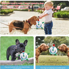 Funny Jolly Interactive Tug War Dog Toys Ball Soccer