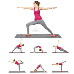 2pcs Dual Sided Gliding Discs Core Sliders Workout Fitness Exercise