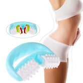 Handheld 2 Wheels Ball Full Body Anti Cellulite Massage Roller
