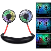 Hands-free Neck Hanging Fan USB Rechargeable Mini Portable Sports Cooler