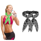 2pcs Ice Cool Neck Wrap Cooling Scarf
